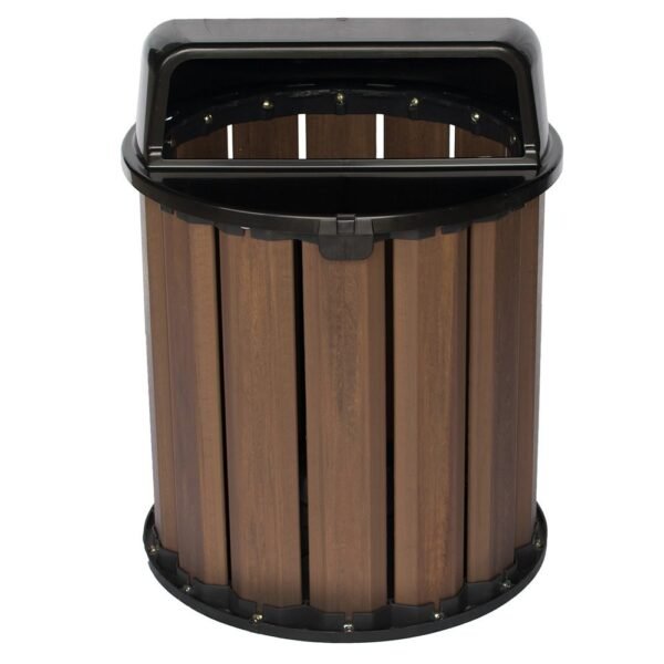 Lixeira 67l - Ipê - Tampa Preta