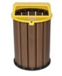 Lixeira Ecológica 94l - Ipê - Tampa Amarela