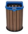 Lixeira Ecológica 94l - Ipê - Tampa Azul