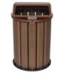 Lixeira Ecológica 94l - Ipê - Tampa Marrom