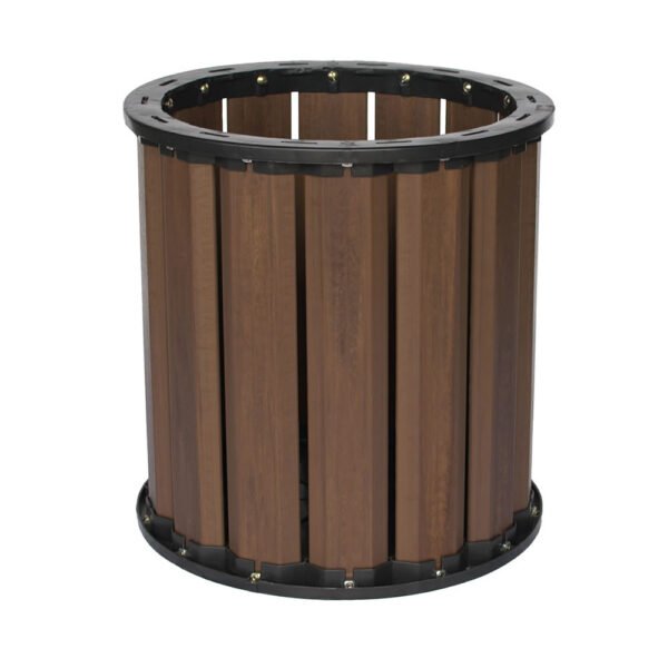 Lixeira sem tampa de Madeira Plastica - 67L