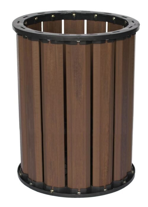 Lixeira sem tampa de Madeira Plastica - 94L