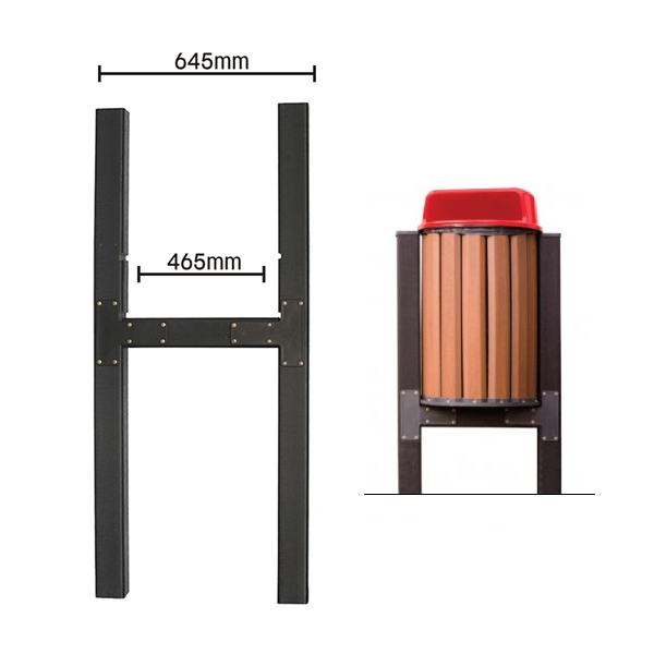 Suporte de Madeira Plástica