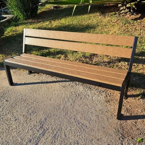 Bancos de Madeira Plástica com ferro aço - Linha Steel Bancos de Madeira Plástica com ferro aço - Linha Steel