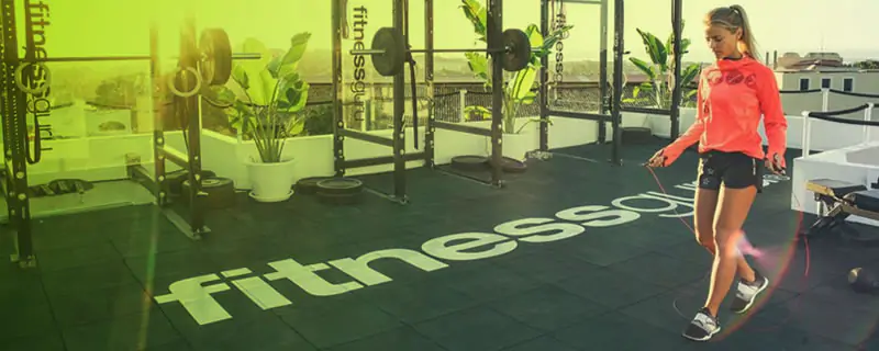 Piso emborrachado para academias e crossfit