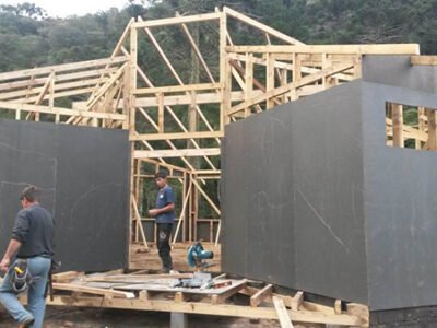 Placa ecológica de madeira plástica para construção civil