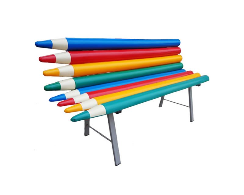 Banco Lápis com 3 lugares Banco Lápis com 3 lugares