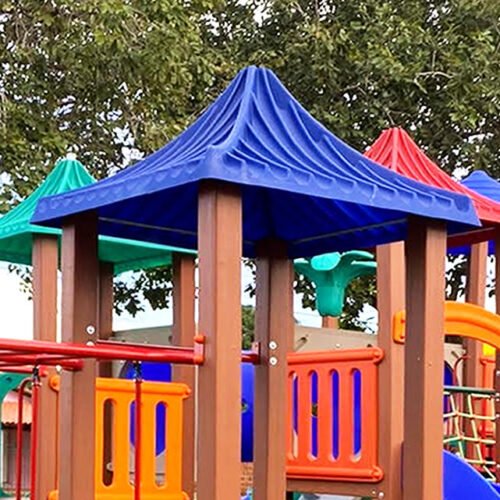 Chapeu - Cobertura em rotomoladado da Ecopex Chapeu - Cobertura em rotomoladado da Ecopex