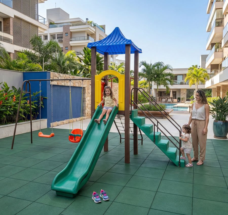 Ecoplay 151 - Plaground Compacto de 1 torre Ecoplay 151 - Plaground Compacto de 1 torre