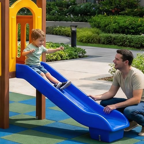 Escorregador rotomoldado da Ecopex Escorregador rotomoldado da Ecopex