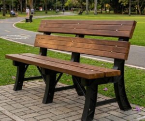 Banco Ibiara 1,50m - com encosto em Área de Condomínio