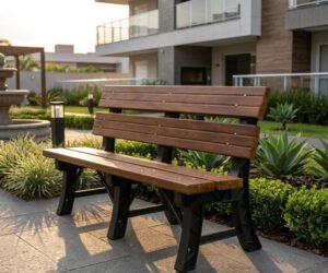 Banco Ibiara 1,50m - com encosto em Condomínio Fechado