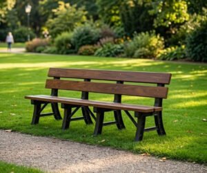 Banco Ibiara com encosto - 2,00m - Em jardim