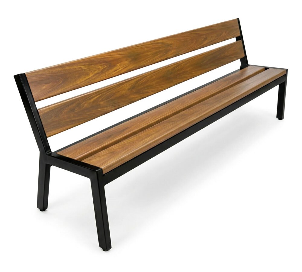 Banco com encosto Steel Prime - 2-00m Banco com encosto Steel Prime - 2-00m