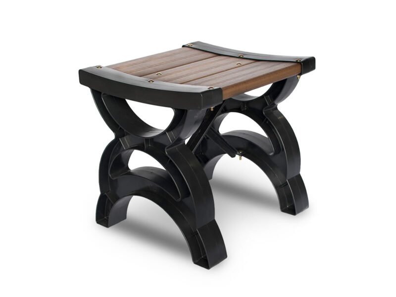 Banqueta Ibiara de madeira plástica encapsulada - 0,45m Banqueta Ibiara de madeira plástica encapsulada - 0,45m