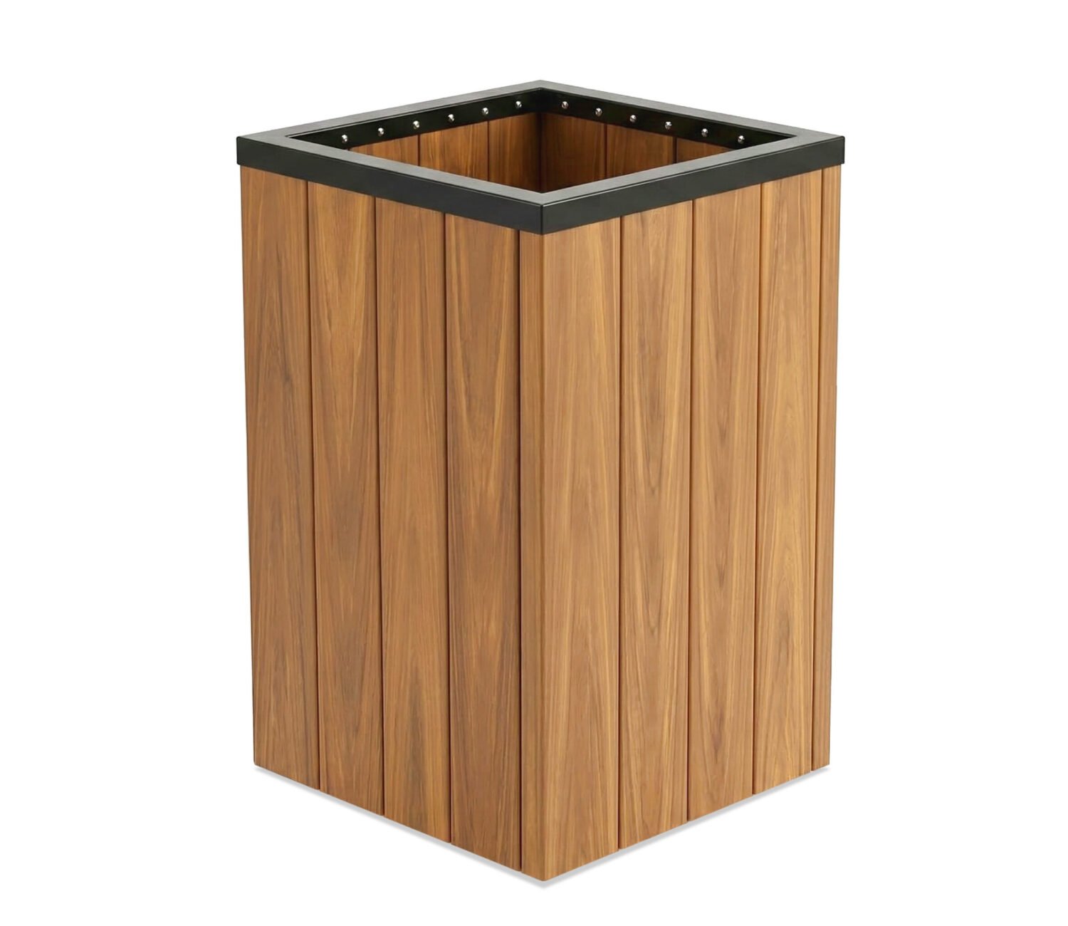 Lixeira Steel Prime 96 Litros - Sem Tampa - Aro Preto - 2026