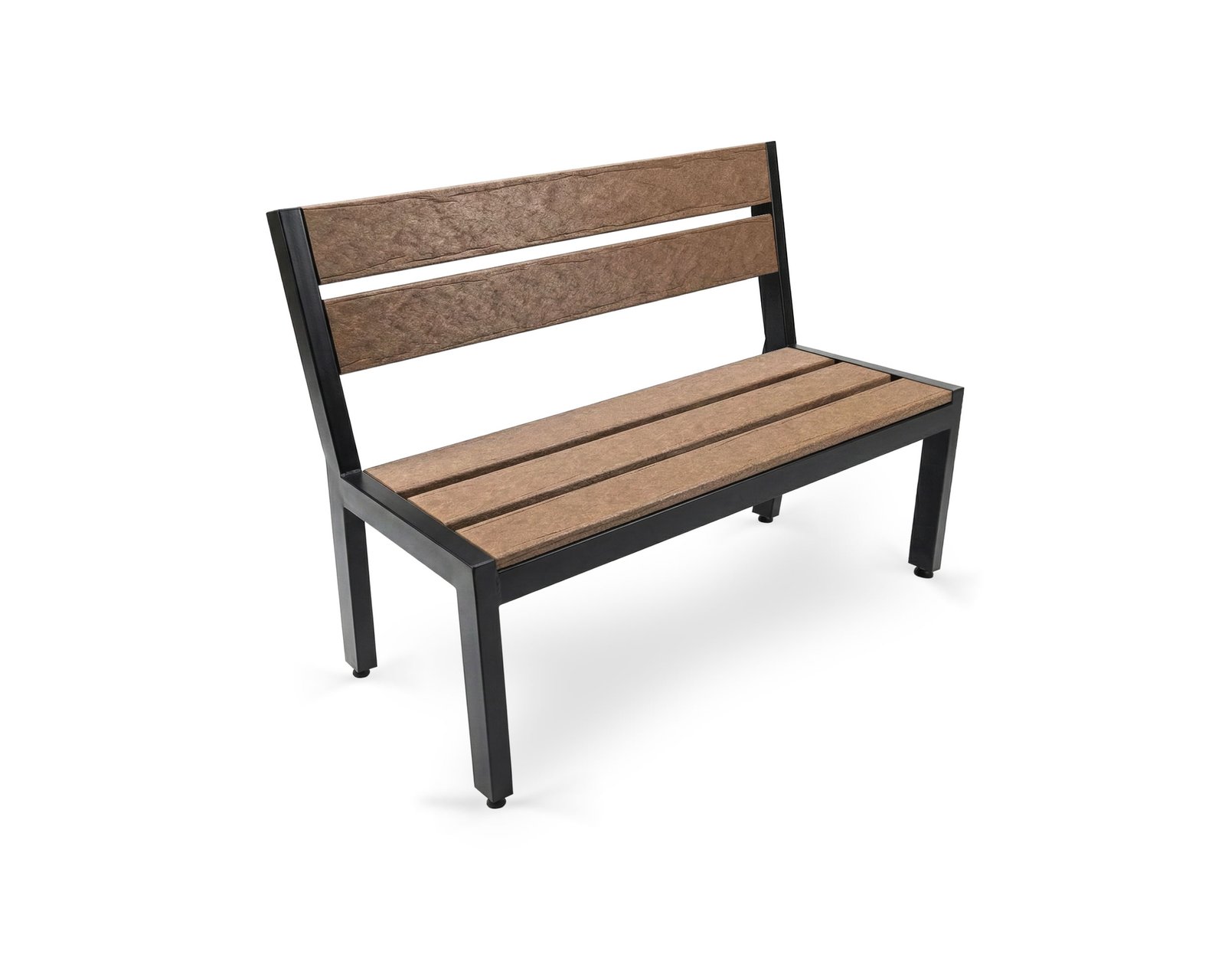 Banco com encosto Steel - 1,00m