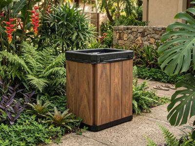 Lixeira Urban Ipê 55L - Em parque