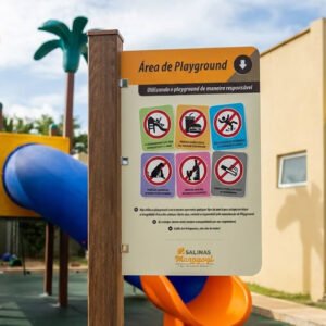 Sinalização Ecológica para playgrounds e praças Sinalização Ecológica para playgrounds e praças