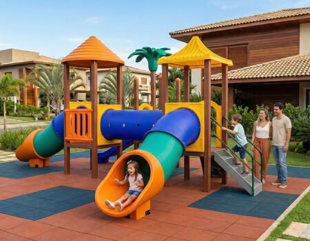 Playgrounds Ecológicos de Madeira Plástica